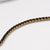 COLIER TENNIS GOLDEN NOIR 3 MM