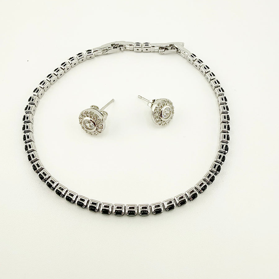 SET ORANIA SILVER NOIR