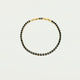 BRATARA TENNIS GOLDEN NOIR 3 MM
