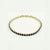 BRATARA TENNIS GOLDEN NOIR 3 MM