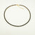 COLIER TENNIS GOLDEN NOIR 3 MM