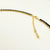 COLIER TENNIS GOLDEN NOIR 3 MM