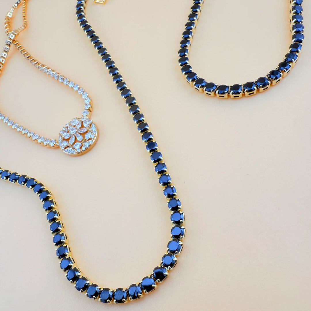 SET TENNIS GOLDEN NOIR 3 MM