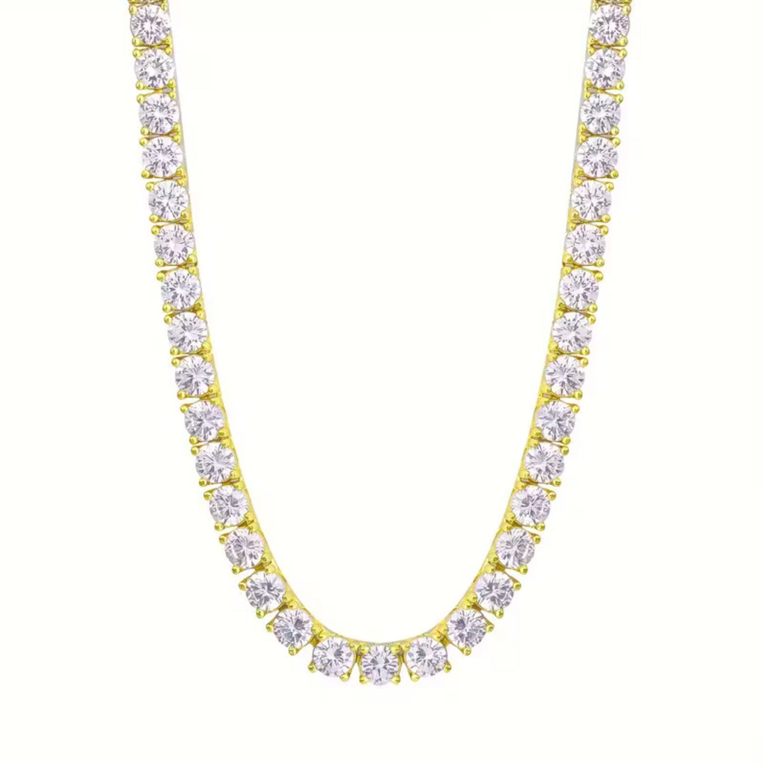 COLIER TENNIS LUMINA ROW 4 MM