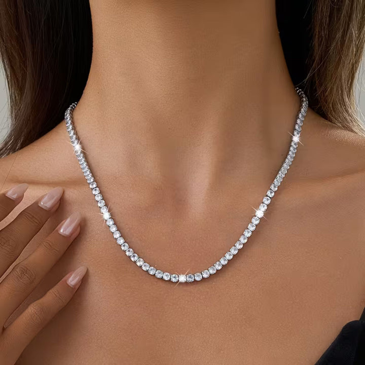 COLIER TENNIS LUMINA ROW 4 MM